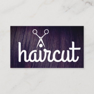 Hair Salon Shears Stylist Business Card