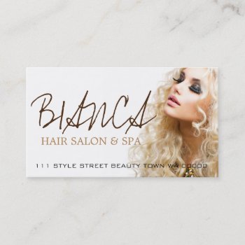 Hair Salon Spa Stylist Beauty Cosmetology Card by olicheldesign at Zazzle