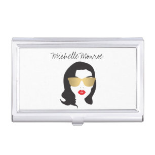 Hair Salon, Style Blogger, Beauty Girl Card Case