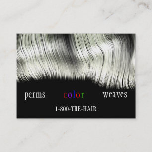 Hair Salon Style Business Cards