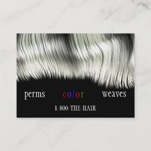 Hair Salon Style Business Cards