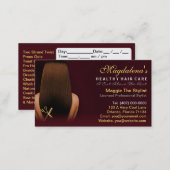 Hair Salon Stylist African American Appointment (Front/Back)