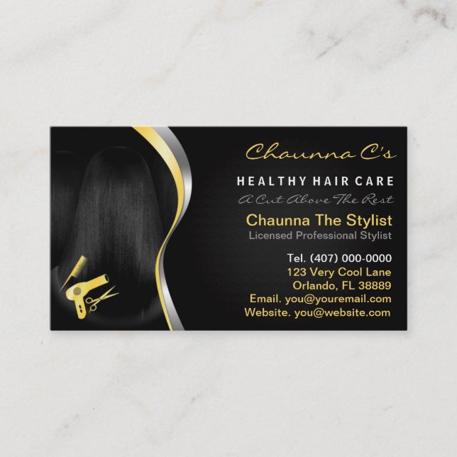 Hair Salon Stylist Beautician Appointment (Front)