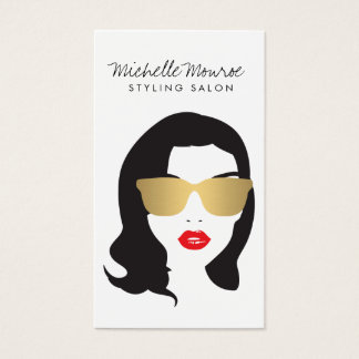 Hair Salon, Stylist, Beauty Girl Business Card