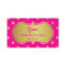 Hair Salon Stylist - Charming Hot Pink Gold Dots