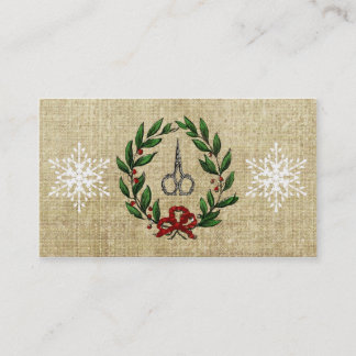 Hair salon stylist holiday coupon gift card xmas