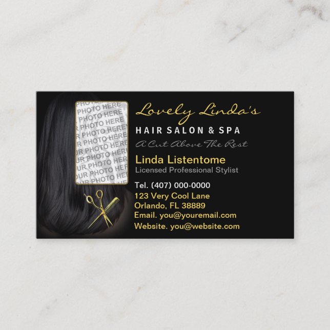 Hair Salon Stylist Photo Appointment (Front)