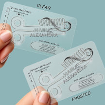 Hair Salon Stylist Professional Branding Frosted