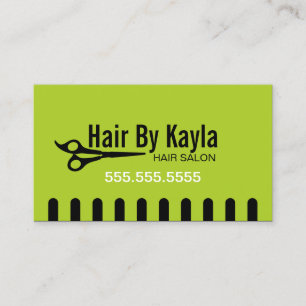 Hair Salon Stylist with Appointment Green