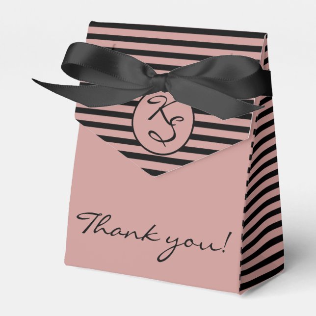 Hair Salon Thank You Promotional Gift Favor Boxes (Front Side)