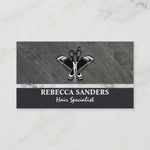 Hair Scissors Clippers Beauty Business Card