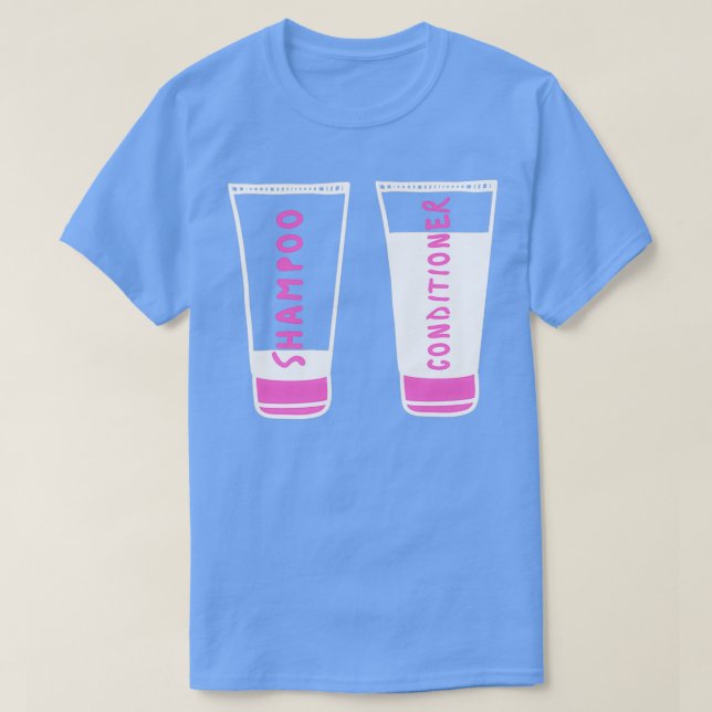 Hair Shampoo and Conditioner T-Shirt (Design Front)