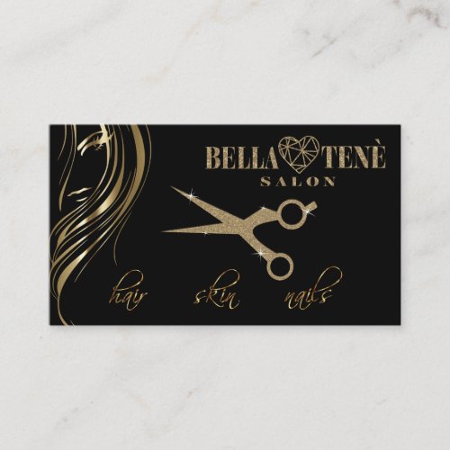 Hair Skin and Nails Business Card