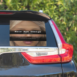 Hair Styling company vehicle adverting business Sticker