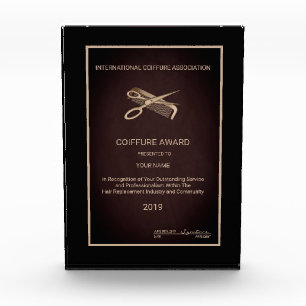 Hair Stylist Acrylic Award