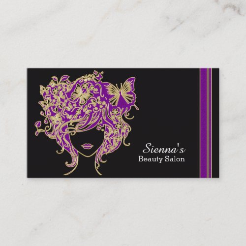 Hair stylist appointment card