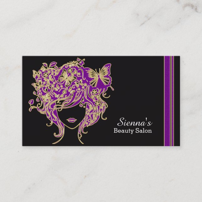 Hair stylist appointment card (Front)