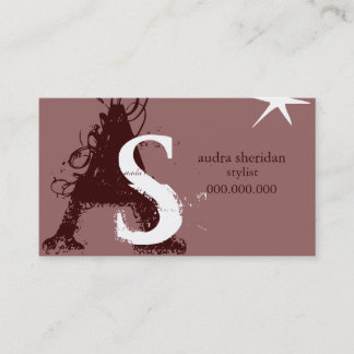 hair stylist appointment card