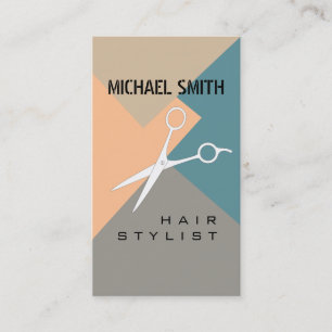 Hair Stylist Appointment Retro Color Pattern #11 Card