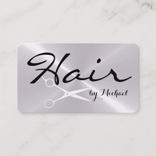 Hair Stylist Appointment Stainless Steel Metal