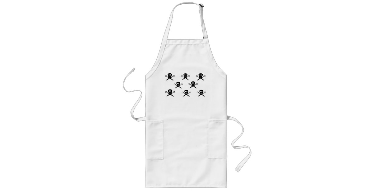 Hair Stylist Apron Skull With Shears Zazzle Com