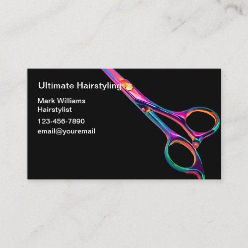 Hair Stylist Beauty Business Cards
