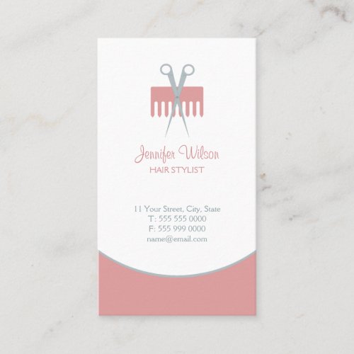 Hair Stylist Salon business cards