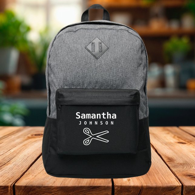 Hair Stylist Beauty Salon Port Authority® Backpack (Creator Uploaded)