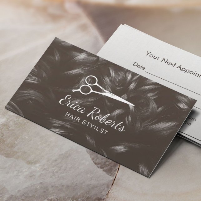 Hair Stylist Beauty Salon Professional Appointment Card