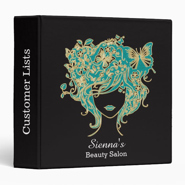 Hair stylist binder (Front/Spine)