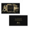 Hair Stylist Black & Gold Floral Beauty Salon