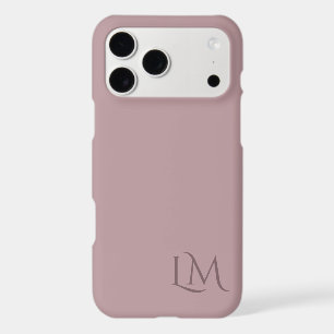 Hair Stylist Blush Monogram Feminine iPhone 17 Pro Max Case