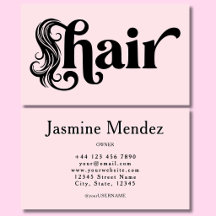 Hair Stylist Blush Pink Professional Salon