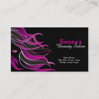 Hair stylist business card