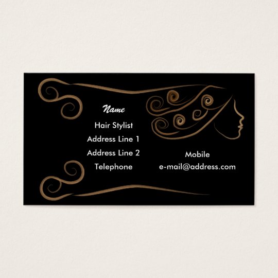 Hair Stylist Business Card
