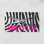 Hair Stylist Business Card (Front)