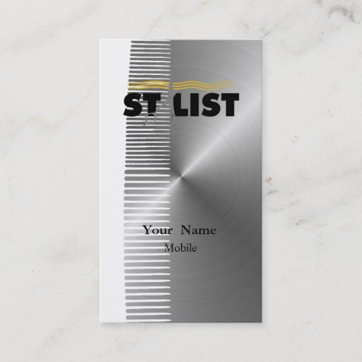 Customizable Hair Stylist Business Card Template