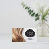 Hair Stylist Business Card (Standing Front)