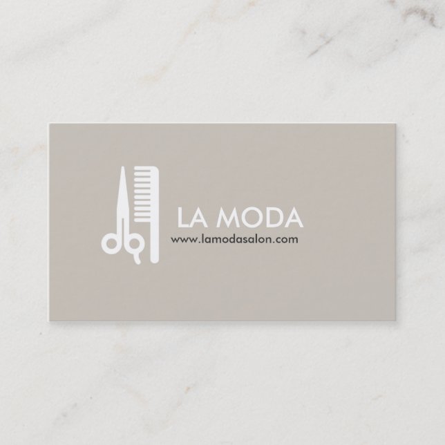 Hair Stylist Business Card (Front)