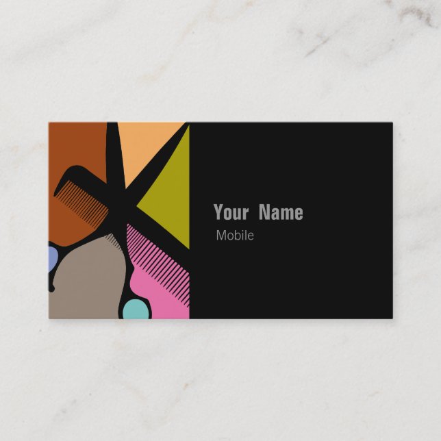 Hair Stylist Business Card (Front)