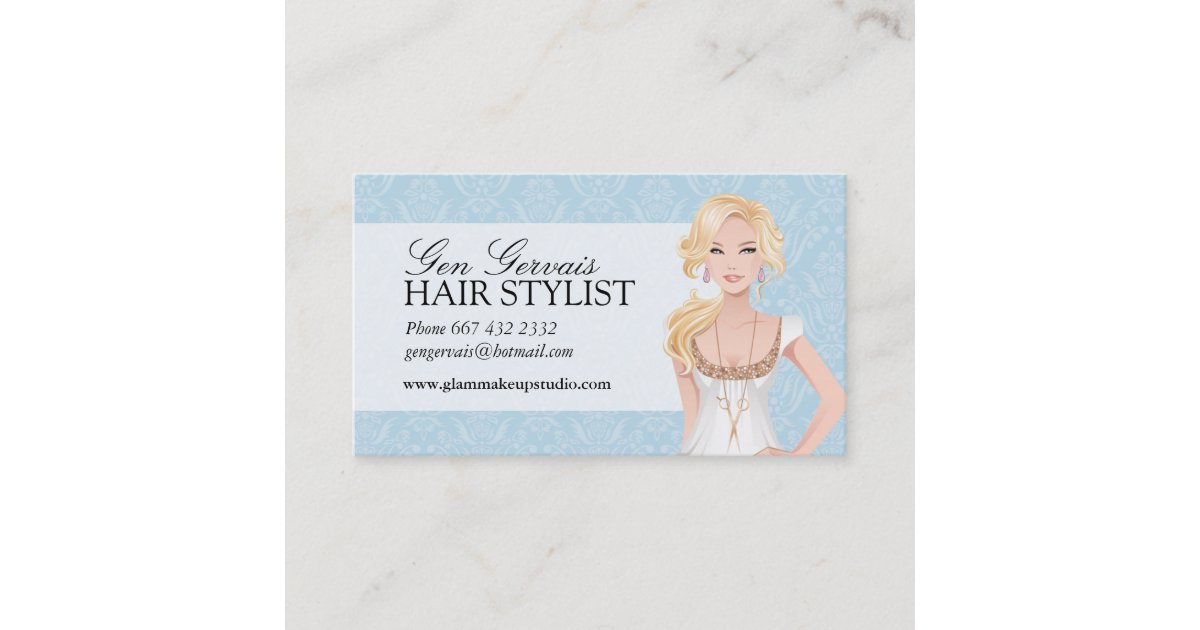 Hair Stylist Business Card Zazzle