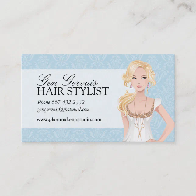 Hair Stylist Business Card Zazzle