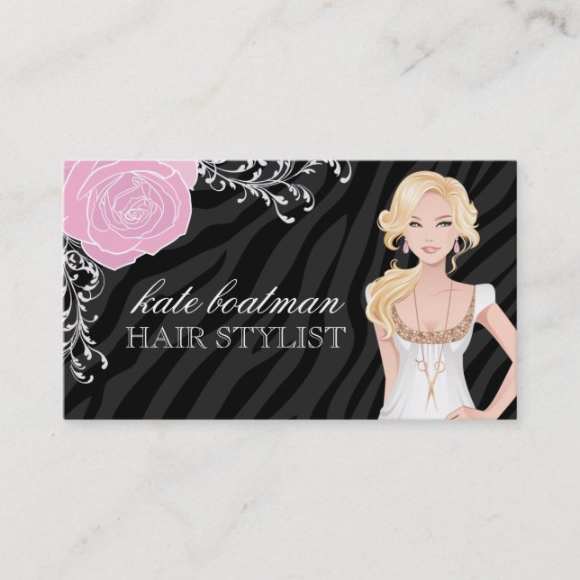 HAIR STYLIST BUSINESS CARD (Front)