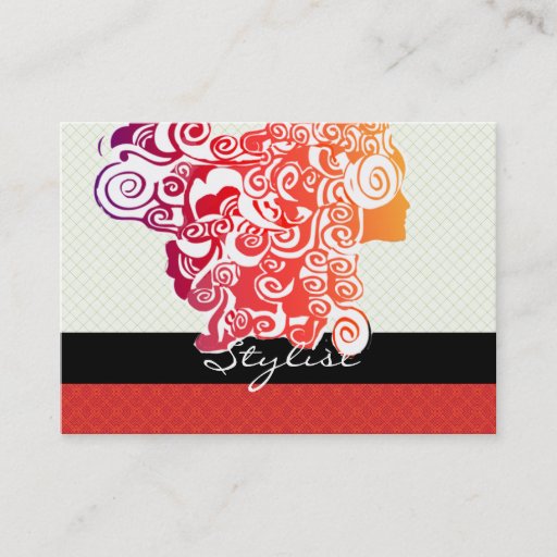 Customizable Hair Stylist Business Cards