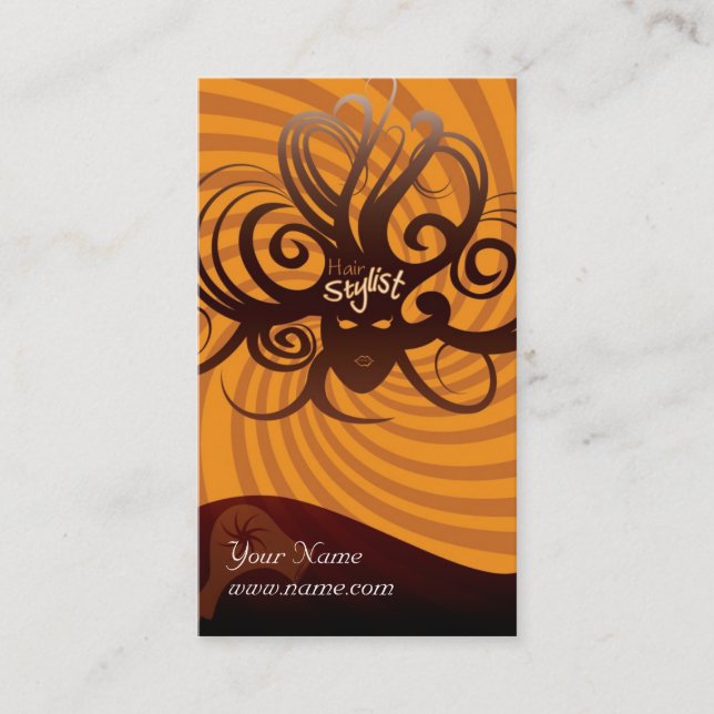 hair stylist business card (Front)