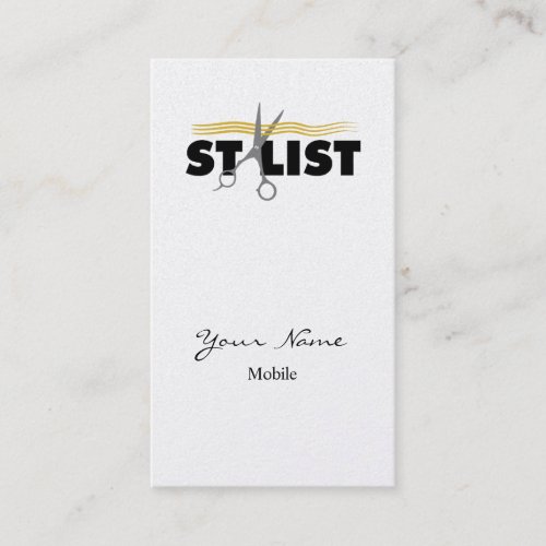 Hair Stylist Business Card Template