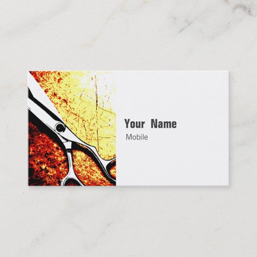 Customizable Hair Stylist Business Card