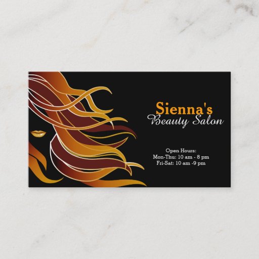 Customizable Hair stylist business card templates