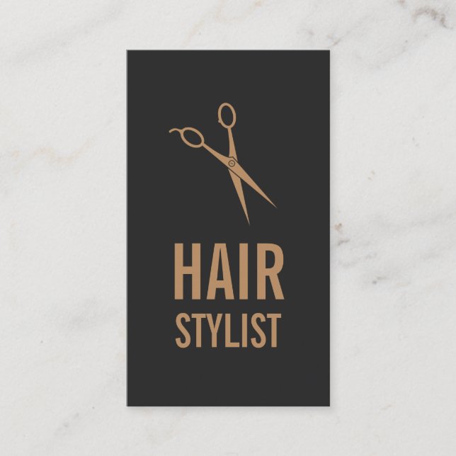 Hair Stylist Business Card (Front)