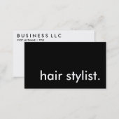 hair stylist. business card (Front/Back)